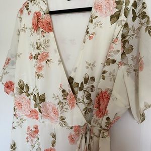 Floral Wrap Dress
